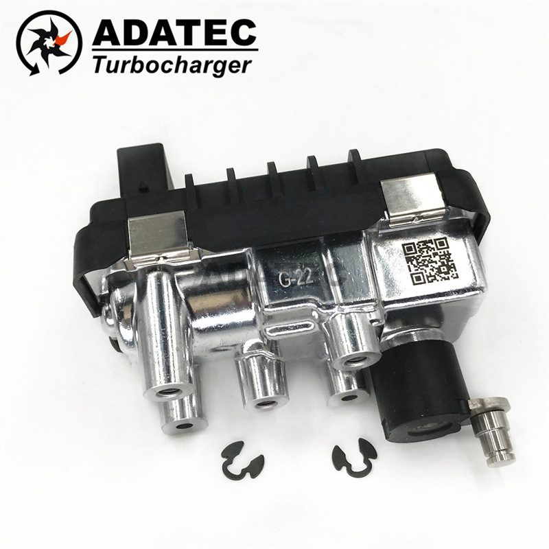 GT1852V 755300 Electronic actuator G-124 730314 6NW009228 turbo wastegate for VW Touareg V10 TDI Rechts 230 Kw - 313 HP AYH