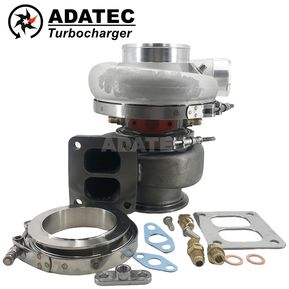 G40-1150 Turbocharger Dual Ceramic Ball Bearing Billet Wheel T4 V-Band 0.85A/R for Garrett Performance Turbocharger Daul Channel